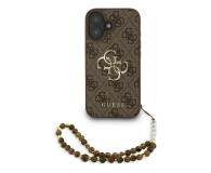 Guess 4G Strap 4G Classic Logo do iPhone 16 brązowy - 1365501 - zdjęcie 1
